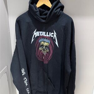 Metallica Black Graphic Pullover Hoodie